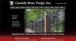 Desktop Screenshot of cassidybros.com